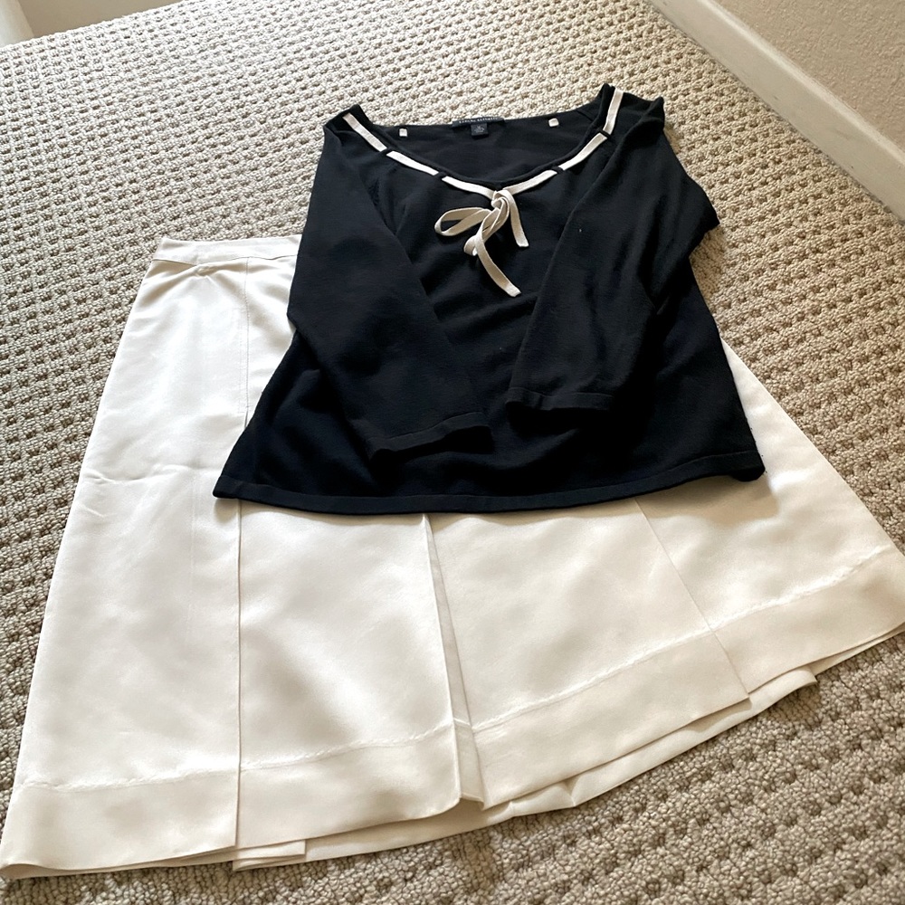 Banana republic skirt and blouse
